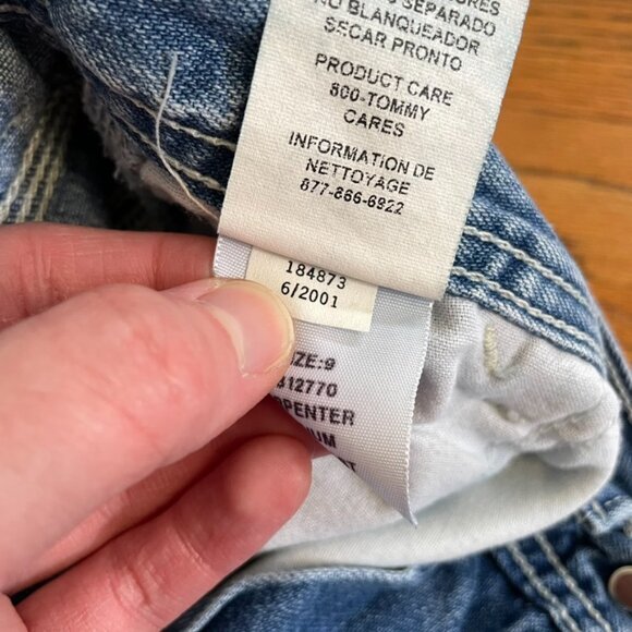 VINTAGE VTG TOMMY JEANS TOMMY HILFIGER Carpenter Jean Medium Wash Y2K 00s Preppy - Picture 11 of 16